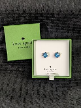 Beautiful Blue Bright Ideas Kate Spade Earrings.